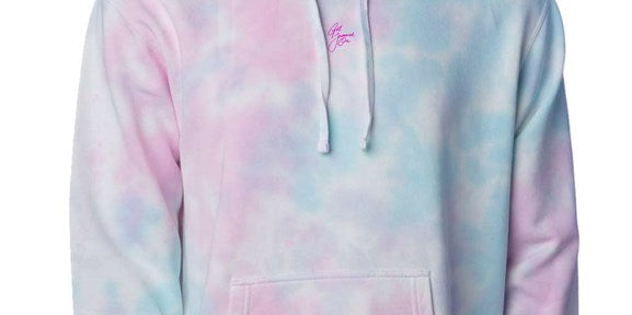 "Get Jammed On" Tie Dye Jam Edition Cotton Candy Hoodie (Full)