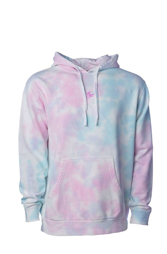 "Get Jammed On" Tie Dye Jam Edition Cotton Candy Hoodie (Full)